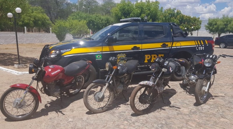 PRF apreende motos roubadas